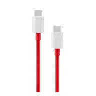 ONEPLUS WARP adatkábel Type-C - Type-C törésgátló PIROS OEM