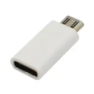GIGAPACK adapter type-c - microusb adatátvitel és töltés fehér