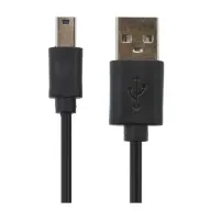 Adatkábel (USB - miniUSB. 100cm) FEKETE