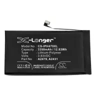 CAMERON SINO Li-Polymer battery (3.83V/3350mAh. Apple A2431 compatible) BLACK