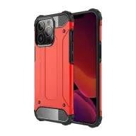 GIGAPACK iphone 13 pro defender silicone phone case shockproof metallic effect red