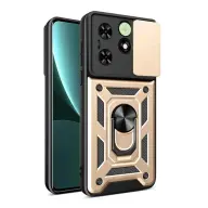 GIGAPACK tecno spark go 2024 4g defender szilikon telefonvédő ütésállóság kameravédő arany