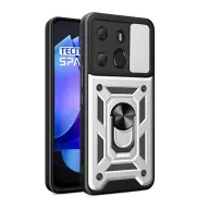 GIGAPACK tecno spark go 2023 4g defender szilikon telefonvédő ütésállóság kameravédő ezüst