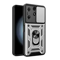 GIGAPACK tecno spark 10 pro 4g defender szilikon telefonvédő ütésállóság kameravédő ezüst