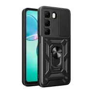 GIGAPACK infinix hot 50 4g defender szilikon telefonvédő ütésállóság kameravédő fekete