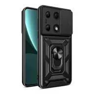 GIGAPACK xiaomi poco m6 pro 4g defender szilikon telefonvédő ütésállóság kameravédő fekete