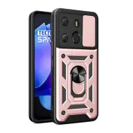 GIGAPACK tecno spark go 2023 4g defender szilikon telefonvédő ütésállóság kameravédő rozéarany