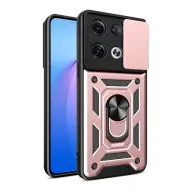 GIGAPACK oppo reno 8 pro defender szilikon telefonvédő ütésállóság kameravédő rózsaszín