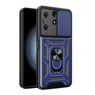 GIGAPACK tecno spark 10 pro 4g defender szilikon telefonvédő ütésállóság kameravédő sötétkék
