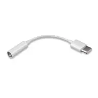 Designed for SAMSUNG adapter kábel (3.5mm jack aljzat - Type-C. EE-UC10JUWEGWW kompatibilis. GP-TGU022MV utódja) FEHÉR