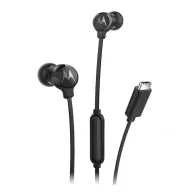 MOTOROLA EARBUDS 3C-s fülhallgató SZTEREO Type-C felvevő gomb FEKETE