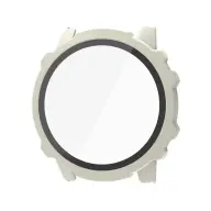GIGAPACK amazfit falcon műanyag keret bumper ütésállóság + kijelzővédő üveg bézs