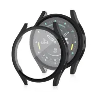 GIGAPACK samsung watch 7 esim 40mm műanyag keret bumper ütésállóság + kijelzővédő üveg fekete