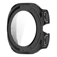 GIGAPACK samsung watch ultra esim 47mm műanyag keret bumper ütésállóság + kijelzővédő üveg fekete