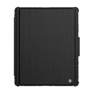 NILLKIN IPAD Air 13 (2025) NILLKIN BUMPER LINK billentyűzetes defender tok QWERTY méhsejt FEKETE