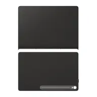 SAMSUNG tok álló. bőr hatású (aktív FLIP. oldalra nyíló. TRIFOLD. asztali tartó. mágneses. ceruza tartó) FEKETE