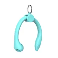 GIGAPACK szilikon tartó fülkampó apple airpods/airpods 2/airpods pro/freebuds 3 kompatibilis cyan