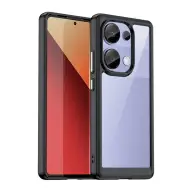 GIGAPACK xiaomi poco m6 pro 4g szilikon telefonvédő ütésállóság átlátszó hátlap fekete