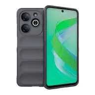 GIGAPACK infinix smart 8 4g szilikon telefonvédő ütésállóság 3d sötétszürke