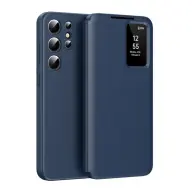Tok álló (aktív FLIP. oldalra nyíló. Smart View Cover) SÖTÉTKÉK