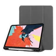 GIGAPACK ipad air 11 (2025) tok álló bőr hatású aktív flip ceruza tartó sötétszürke