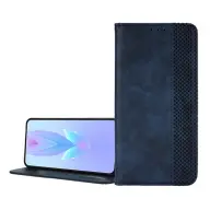 GIGAPACK infinix hot 40i 4g tok álló bőr hatású flip mozaik sötétkék