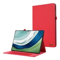 GIGAPACK huawei matepad pro 12.2 tok álló bőr hatású flip textil hatás piros
