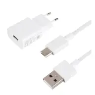 XIAOMI hálózati töltő USB aljzat 10W gyorstöltő + microUSB kábel fehér