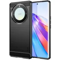 MOFI CASE Honor Magic 5 Lite 5G MOFI szilikon telefonvédő ütésállóság karbon minta FEKETE