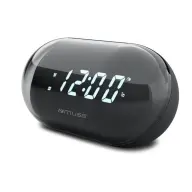 MUSE M-15 GL Radio Alarmuhr schwarz