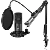 FIFINE 800667 Streaming USB condenser mikrofon crno