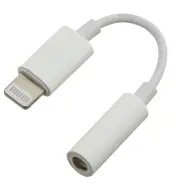 PREMIUMCORD Lightning Jack Átalakító Fehér 10cm kipod51