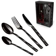 BERLINGER HAUS BH/3074 I-Rose Collection Besteck Lager 24 Party Schwarz