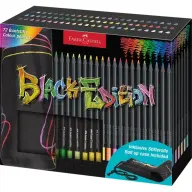 FABER-CASTELL Black Edition háromszögletű színes ceruza készlet 72 szín
