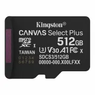 KINGSTON Canvas Select Plus 512GB MicroSDXC 30 MB/s SDCS3/512GBSP
