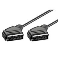PREMIUMCORD SCART Összekötő Fekete 2m kjss-2