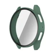 GIGAPACK samsung watch 7 esim 44mm műanyag keret bumper ütésállóság + kijelzővédő üveg sötétzöld