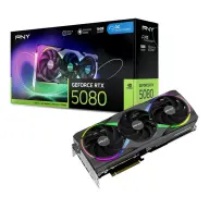 PNY VCG508016TFXXPB1-O ARGB EPIC-X RGB Overclocked Triple Fan GeForce RTX 5080 16GB GDDR7 DLSS4