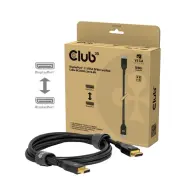 CLUB3D DisplayPort 2.1 povezovalni kabel Črn 2m CAC-1094