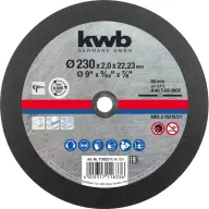 KWB 49711833 Vágótárcsa EXTRA INOX 230x22.23x1.9 mm