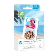 HP Sprocket forward cut-out sticker Zink 2x3 inch 30 lap