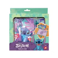 AS CRAFT Disney Stich titkos napló lakattal tollal és pecsételővel - levél mintás lapok