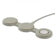 SATECHI OntheGo™ Qi2 3 az 1-ben vezeték nélküli töltőpad homok