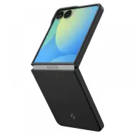 SPIGEN Samsung Z Flip7 SPIGEN AIRSKIN szilikon telefonvédő ütésállóság karbon minta FEKETE
