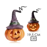 IRIS Polirezin halloween tök LED-del 19.5cm
