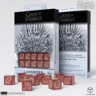 Q WORKSHOP Dobókocka készlet 10xD6 - Trónok harca: Lannister
