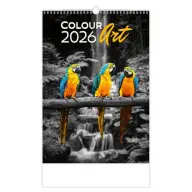 DAYLINER Naptár fali Colour Art 2026
