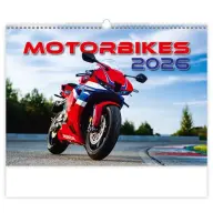 DAYLINER Naptár fali Motorbikes 2026