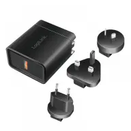 LOGILINK USB socket travel adapter for QC 3 18W black