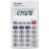 SHARP EL-233S Zsebszámológép 8 számjegy fehér